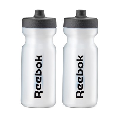 Reebok Water Bottle (500ml Clear) Pack of 2
