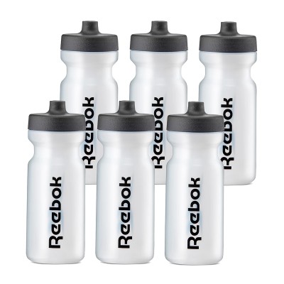 Reebok Water Bottle (500ml Clear) Pack of 6