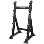 Lifespan ALPHA Series 100kg Fixed Barbell Set + Stand