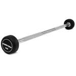 Lifespan ALPHA Series 100kg Fixed Barbell Set + Stand