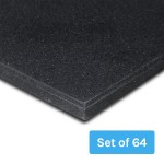 Lifespan Rubber Gym Floor Mat 15mm Set of 64