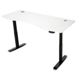 Lifespan WalkingPad™ M2 Treadmill with ErgoDesk Automatic Standing Desk (White) 1800mm