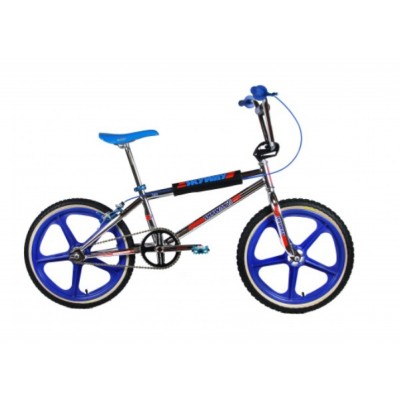 Skyway 2022 TA 20 Replica BMX Bike Chrome/Blue Wheel