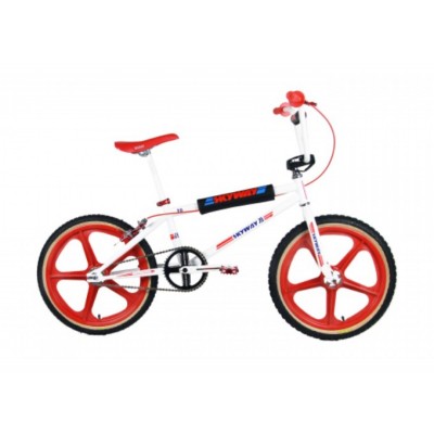 Skyway 2022 TA 20 Replica BMX Bike White/Red Wheel