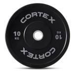Lifespan CORTEX 10kg Black Series V2 Bumper Plate (Pair)