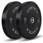 Lifespan CORTEX 20kg Black Series V2 Bumper Plate (Pair)