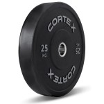Lifespan CORTEX 25kg Black Series V2 Bumper Plate (Pair)