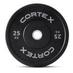 Lifespan CORTEX 25kg Black Series V2 Bumper Plate (Pair)