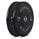 Lifespan CORTEX Pro 260kg Black Series Bumper Plate V2 Package with Zeus Competition Barbell