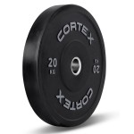 Lifespan CORTEX Starter 90kg Black Series Bumper Plate V2 Package with SPARTAN205 Barbell
