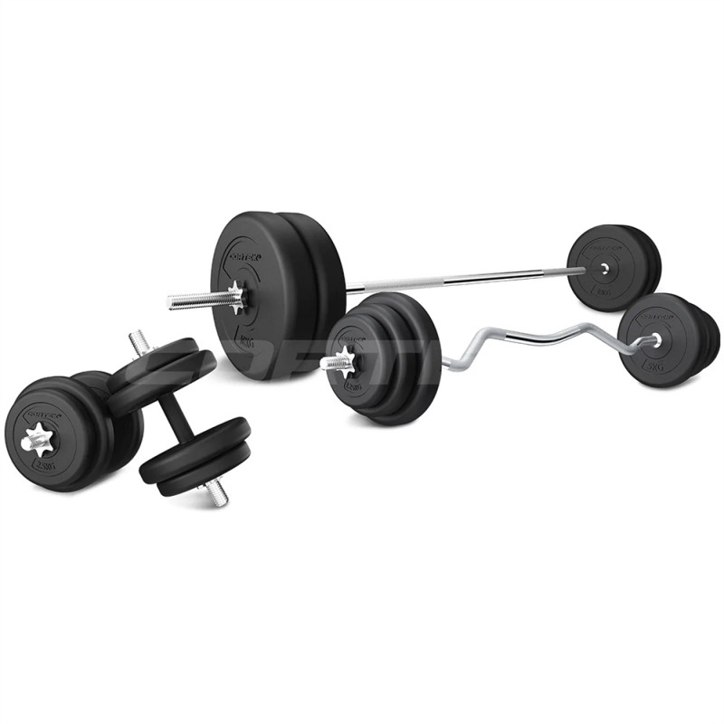 Lifespan CORTEX 90kg EnduraShell Barbell Weight Set Lifespan CORTEX 90kg EnduraShell Barbell Weight Set