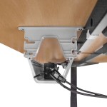 Lifespan WalkingPad M2 Treadmill with ErgoDesk Automatic Oak Standing Desk 1500mm + Cable Management Tray