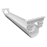 Lifespan ErgoDesk Automatic Standing Desk 1500mm (White) + Cable Management Tray