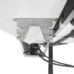 Lifespan ErgoDesk Automatic Standing Desk 1500mm (White) + Cable Management Tray