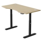Lifespan ErgoDesk Automatic Standing Desk 1500mm (Oak) + Cable Management Tray