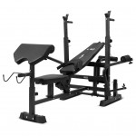 LSG GBN-100 6-in-1 Multi-function Bench Press with 90kg Weight and Bars Package