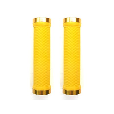 GMX Rubber Scooter/Bike Grips Gold